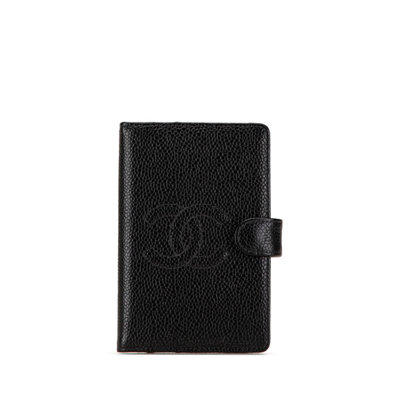 CHANEL | Other | Preloved Chanel Mini Caviar Cc Notebook Cover | Poshmark